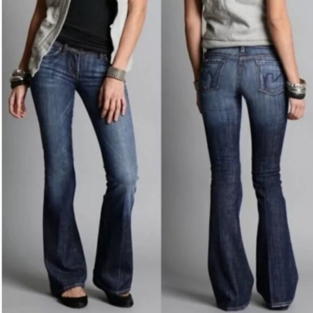 COH Ingrid #002 Stretch Low Wst Flare Jeans Sz 27